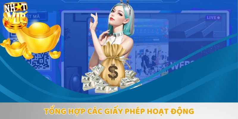 Tổng hợp những giấy phép hoạt động uy tín của Nhatvip